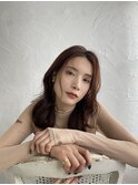 ≪韓国風≫くびれレイヤー×ピンクベージュ