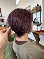 ブランチ(branch)&nbsp;ピンクパープル×ショートボブ