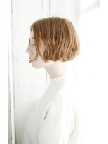 セントラル プラスエヌ(CENTRAL+n)&nbsp;20代30代40代　ニュアンスカールのバッサリボブ【草津】