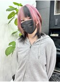 韓国風《ブラックピンク》ハイトーン/ケアブリーチ/ダブルカラー