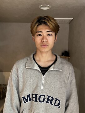 ネルケ 立川(nelke) メンズセンターパート/フェザーパーマ/メンズバレイヤージュ