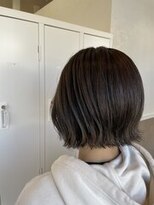 テーラヘアー 守谷店(TELA HAIR) 暗髪アッシュ×外ハネボブ【TELA HAIR 守谷】