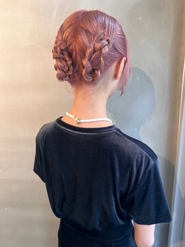 カシェ ホリエ(CACHE HORIE) ペールピンク/ハイトーン/ヘアアレンジ