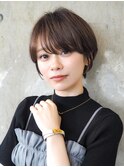 流しバング/くびれショート/レイヤーショート30代40代50代