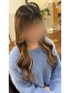 プルエクステでハイライト、ローライト！