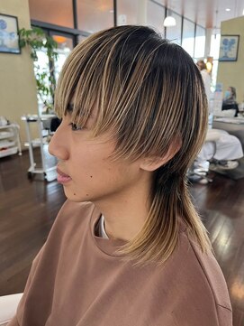 イーストハムアール(EAST HAM r) ウルフマッシュ×バレイヤージュ