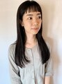 アトリエ エス atelier es HAIRDESIGN&nbsp;ストレートヘアも顔周りのデザインで可愛く♪#ストレート