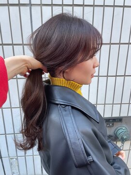 シュリット(schritt) 小顔前髪 結んでも可愛いサイトバング 韓国ヘア 渋谷mutsuki