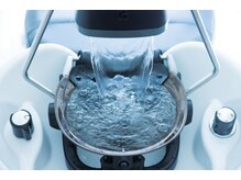 お湯に包まれる至福の5分間で、やすらぎと美髪を同時に♪心と髪にご褒美を。