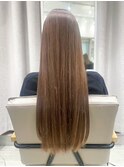 スーパーロング髪質改善メルティカラー艶感美髪地毛風ストレート