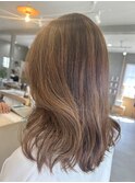 全体ハイライトで動きのあるスタイルに