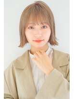 ガリカ 両国(Gallica)&nbsp;切りっぱなし 外ハネミニボブ シースルーバング☆