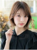 シースルーバング伸ばしかけレイヤーロブA1北浦和20代30代40代