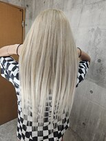 ヘアメイク フォックス 錦店(hair make FOX)&nbsp;エクステ/ロング/ホワイトグレージュ