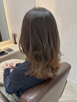 セライロ 千葉(celilo)&nbsp;ミディアムレイヤー レイヤーカット【momoka】