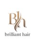 brilliant式髪質改善＋カット＋カラー＋魔法のバブル￥14300→￥12480