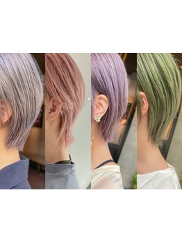 カットの技術が試されるショートやボブもお任せ☆伸びてもまとまり、朝のセットも簡単◎