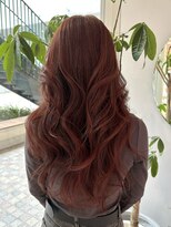 クム(kumu)&nbsp;大人可愛い◎ワインレッドレイヤー×艶髪