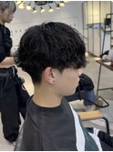 ・ニュアンスパーマスペインカールシャドウパーマメンズパーマ