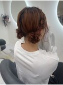 ツインお団子/心斎橋ヘアセット