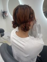 ヘア サロン クラン 東心斎橋店(hair salon clan)&nbsp;ツインお団子/心斎橋ヘアセット