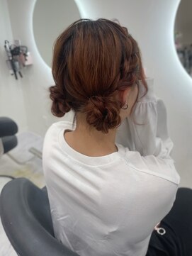 ヘア サロン クラン 東心斎橋店(hair salon clan) ツインお団子/心斎橋ヘアセット