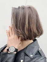 ルーファス 恵比寿南(Ruufus)&nbsp;ハイライトカラー/かわいいショートボブ/30代40代