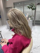 アッドバイケンジ(Add.. by KENJE)&nbsp;白髪ぼかしハイライトカラー