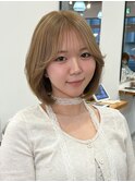 タンバルモリ/ハイトーンボブ/韓国ヘア 10代20代30代