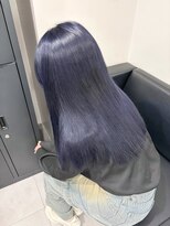 ベレーザ 渋谷(BELEZA)&nbsp;19053_髪質改善縮毛矯正ダークブルーハッシュカットヨシンモリ