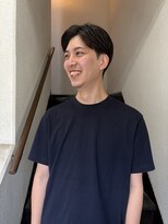 バトン(BATON)&nbsp;ナチュラル七三スタイル　メンズ　カット