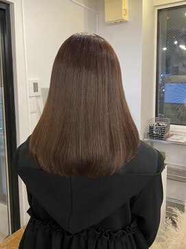 アコロン(acoron) ナチュラルベージュ　新宿新宿/ロング/髪質改善/透明感カラー