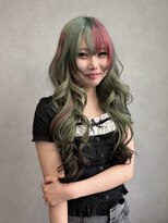 ヘアーディア(Hair...DiA) グリーン×ピンク