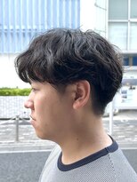 ディライト(Delight)&nbsp;ゆるふわ無造作シャドウパーマ刈り上げマッシュ韓国ヘア