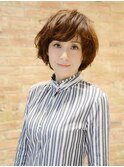 こなれ感たっぷり愛され大人ショート【EARTH長崎浜町店】