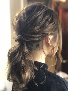 ヘアサロン ナイン 蒲田店(NINE)の写真/【ヘアセット¥3900】☆早朝OK★ヘアアレンジスペシャリスト在籍!シーンに合わせたセットでSNS映えも抜群♪