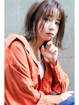 ラフィス ヘアー ピース 広島祇園店(La fith hair peace) 【La fith】 外ハネボブスタイル