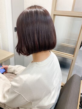 ノースイースト 登戸店(northeast) 重ためボブ/ラベンダーブラウン