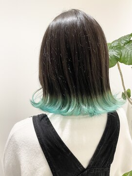 リアン バイ ヘアー(Lien by hair) 裾カラー