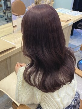 ジル ヘアデザイン ナンバ(JILL Hair Design NAMBA) lavender beige♪/ガーリー/ダブルカラー/シアーカラー