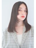【Gallica】大人可愛いストレート姫カット/小顔顔周りレイヤー