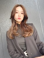 アンジェリカラボ 梅田店(ANGELICA LABO)&nbsp;ナチュラル韓国ヘア×トレンドヘア×くびれレイヤー【川又】