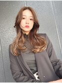 ナチュラル韓国ヘア×トレンドヘア×くびれレイヤー【川又】
