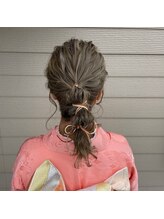 ヘアセットがとても好きです☆