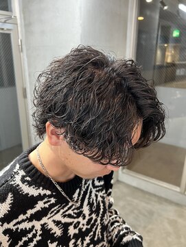 エデアンホンテン メンズサロン(EDEAN 本店 （旧：EDEAN 上通）) 熊本メンズサロン 波巻きスパイラル ウルフパーマ MEN'S HAIR