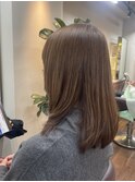 明るめの白髪ぼかしカラーでストレスフリー*20代/30代/40代