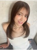 韓国風Ｉラインロングレイヤー