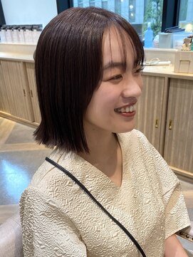 ザザ シンジュク(ZA/ZA shinjuku) 切りっぱなしボブ