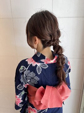 ガーランドギンザ(Garland Ginza) ヘアアレンジ　浴衣着付け　着物ヘア