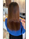 20代30代40代シースルーバングヘア×ショコラアッシュ